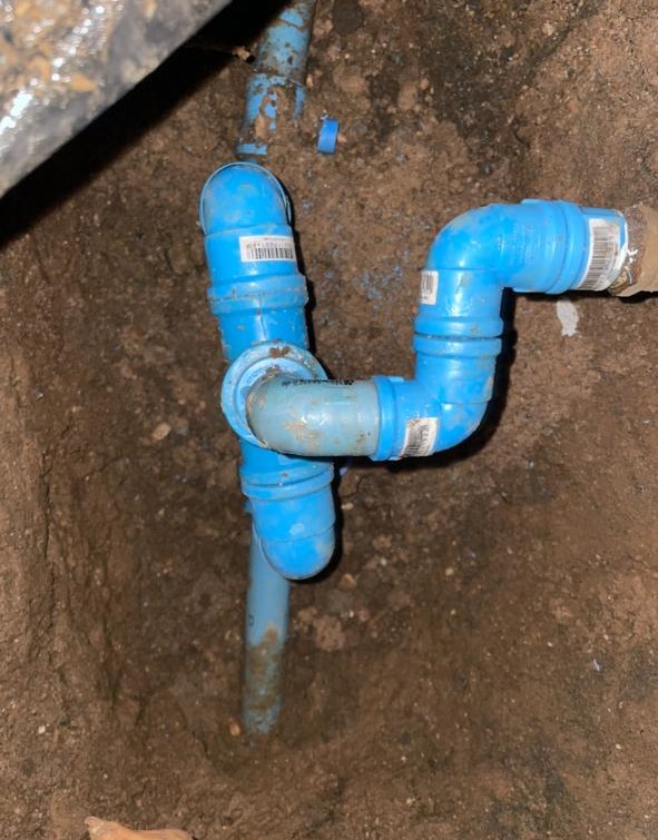 Instalación tuberías PVC nuevas